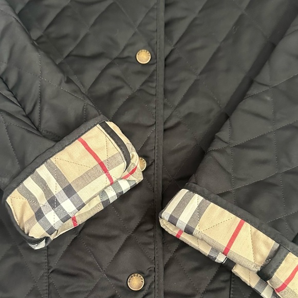 Burberry Black Quilted Jacket | See Sizing Notes - Picture 4 of 11